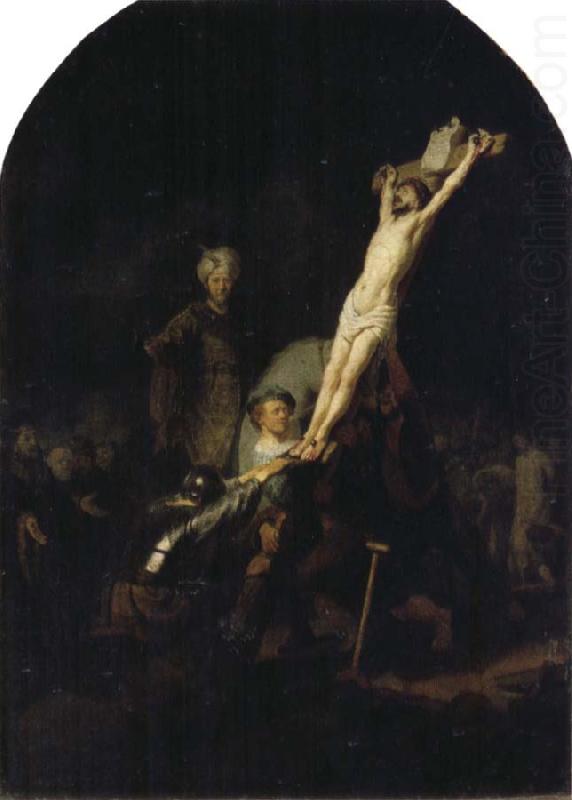 The Raising of the Cross, REMBRANDT Harmenszoon van Rijn